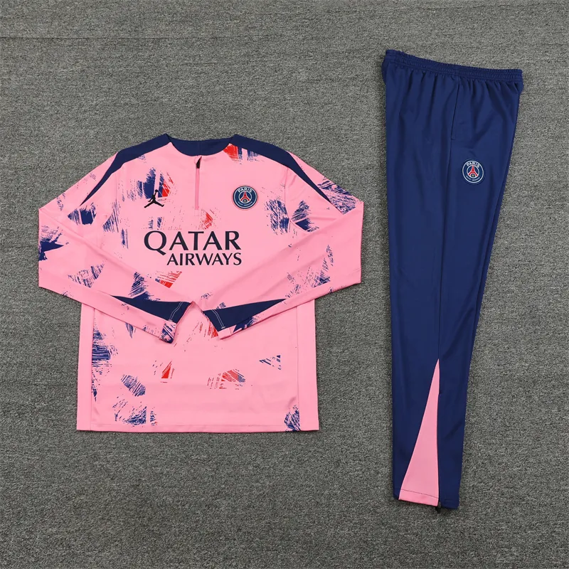 24-25 PSG Long Sleeve Training Suit Football Shirts 1