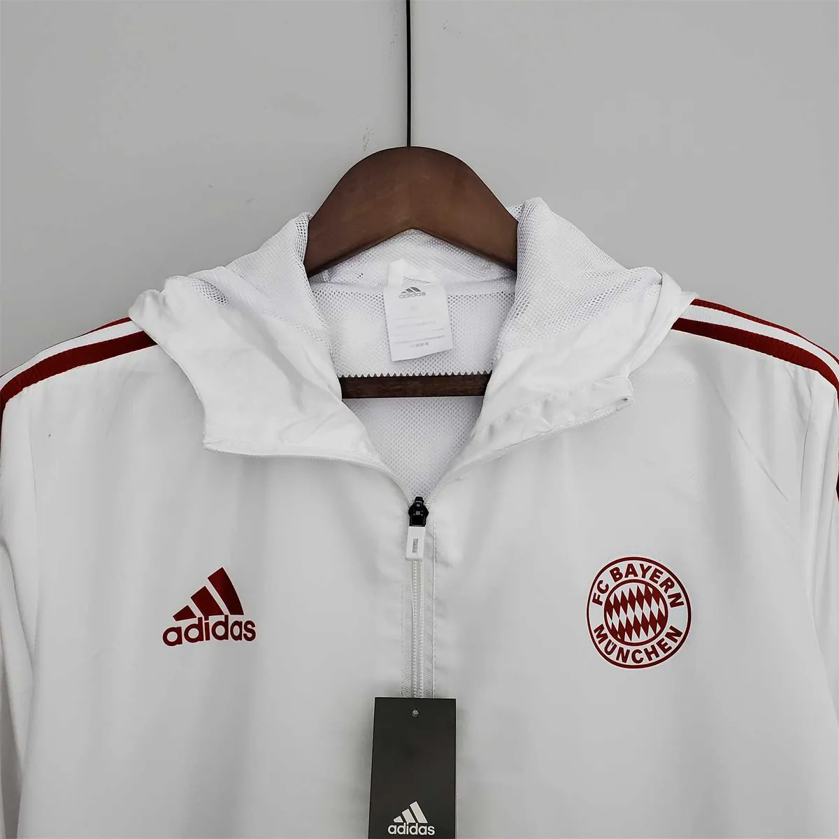 22-23 Bayern white windbreaker 5