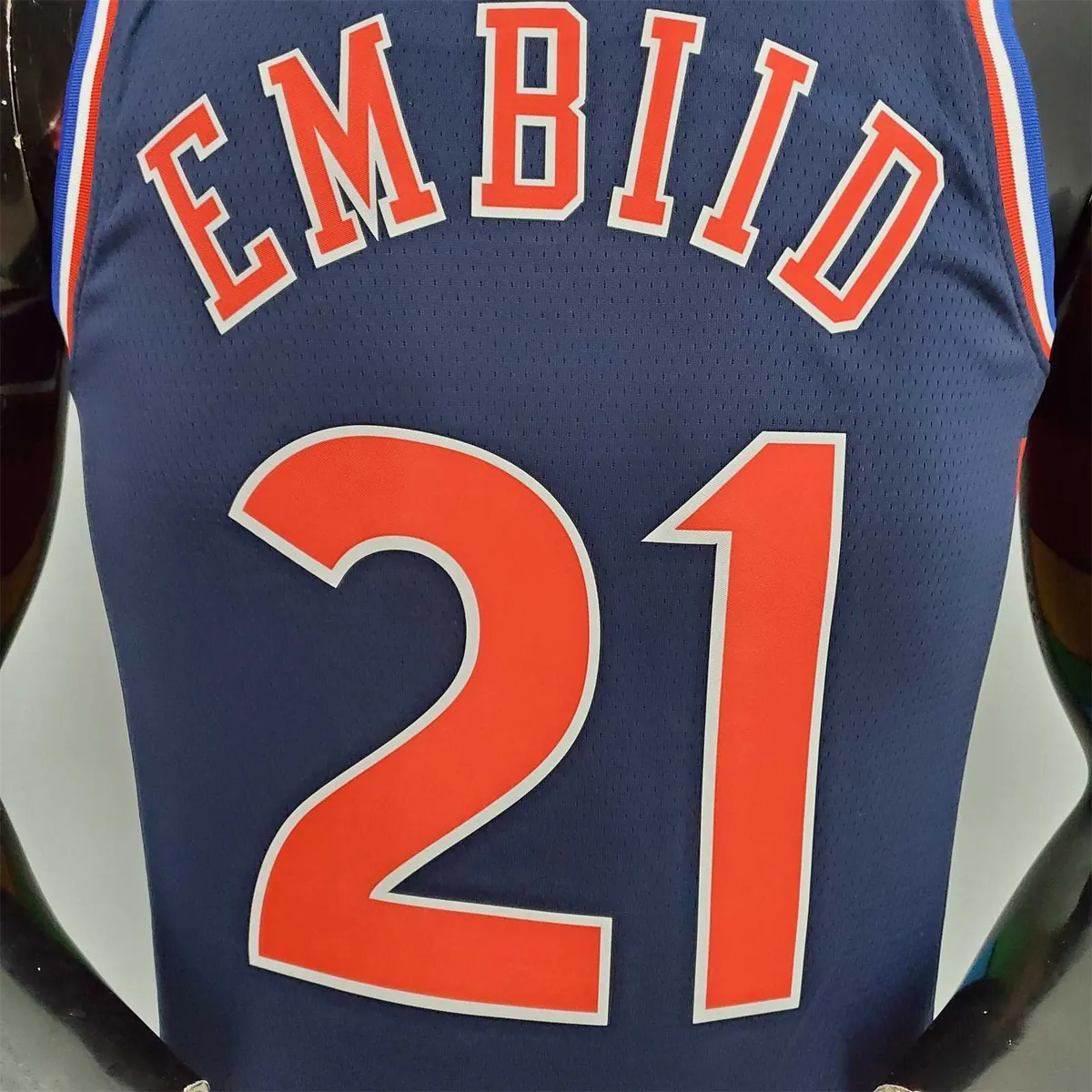 2022 Embiid #21 76ers Royal Blue 3
