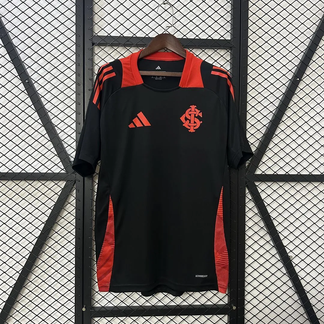 25-26 International Training Black Kit Soccer T-Shirt AAAAJersey Dropship Yupoo 8