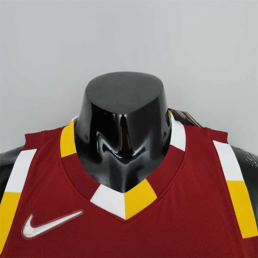 2022 Cleveland Cavaliers Irving#2 Urban Edition Red NBA Jersey 7