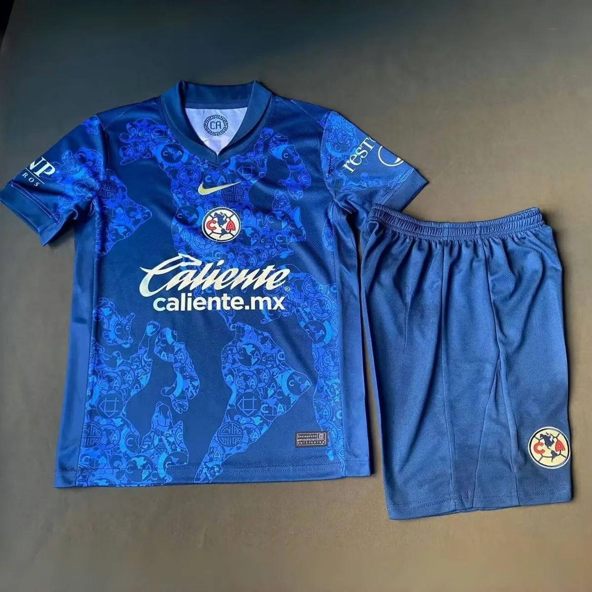 24-25 Club America Away Kid Kits Youth Apparels Sport AAAAJersey Yupoo 2