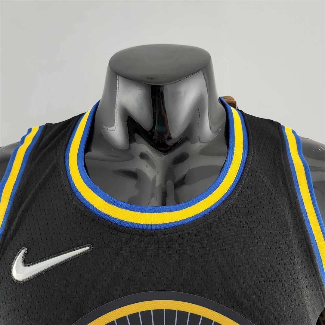 2022 75th Anniversary KUMINGA #00 Warriors City Edition Black NBA Jersey 2