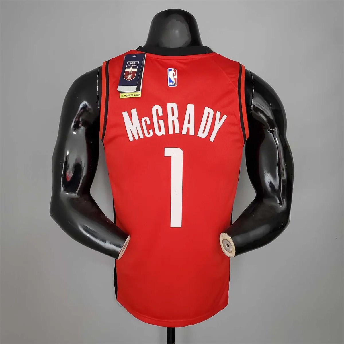 2021 McGRADY#1 Rockets Red 6