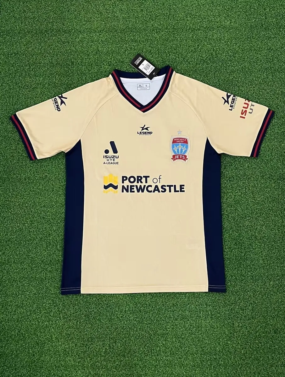 23-24 Newcastle Jets Home Size-S-4XL Jersey Yupoo 2