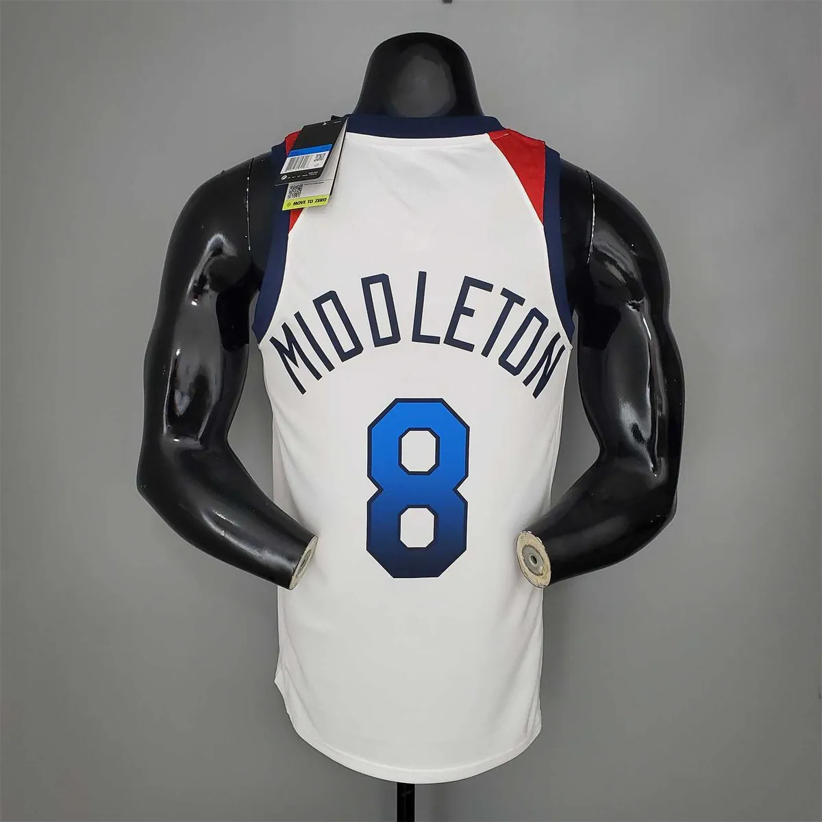 2021 Olympic Games MIDDLETON#8 USA Team USA White Red 4