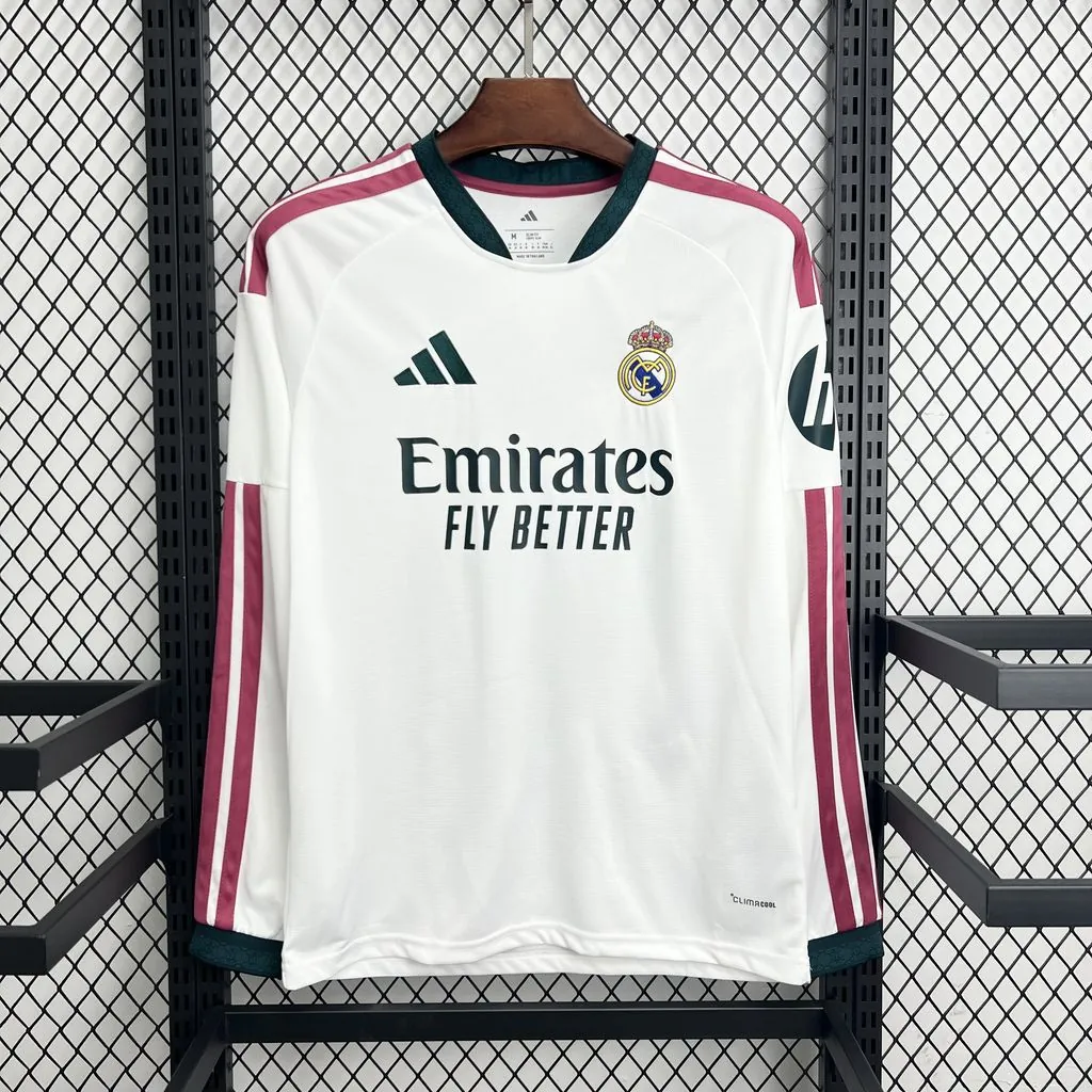 26-27 Real Madrid Mens Home Kit Football Long Sleeve T-Shirt AAAAJersey Supply Yupoo 10 9