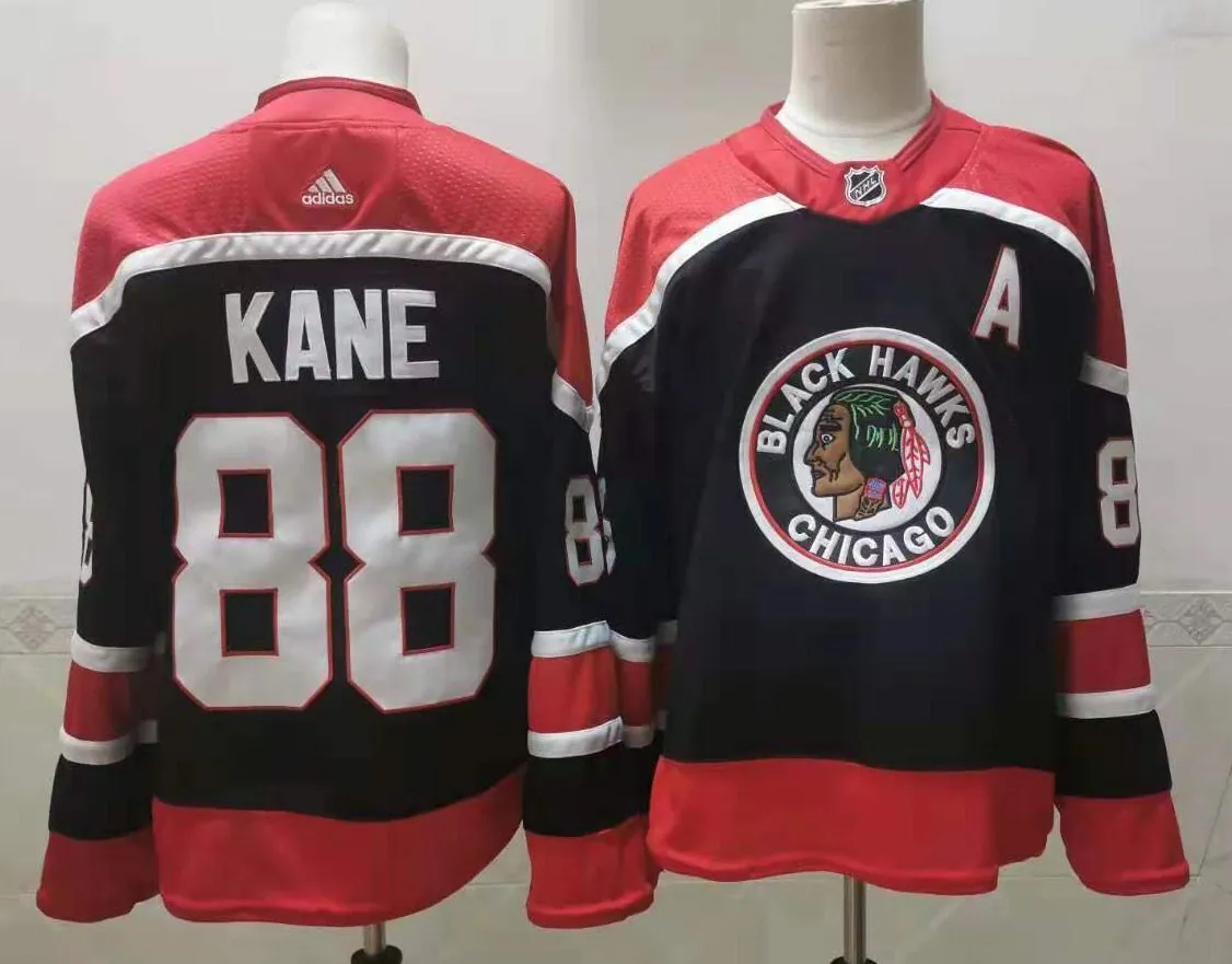 Chicago Blackhawks ice hockey jersey M-3XL 芝加哥黑鹰冰球服 4