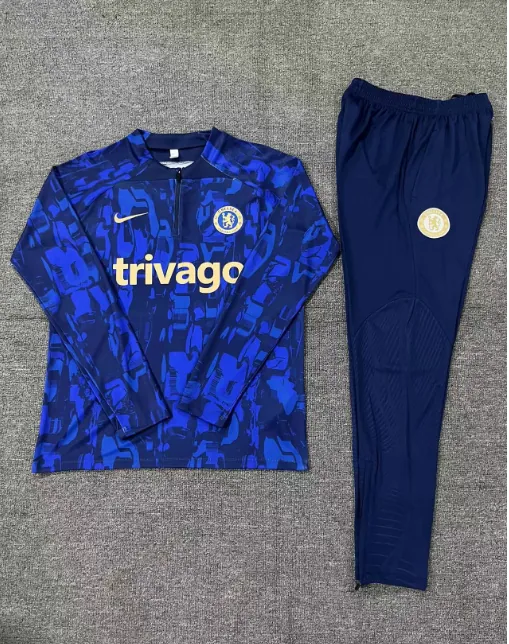 23-24 Chelsea Kids Long Sleeve Training Suit Yupoo 1