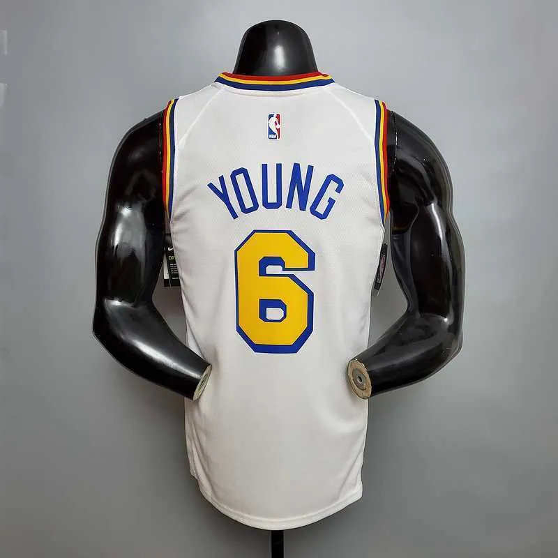 Warriors San Francisco YOUNG#6 White 5