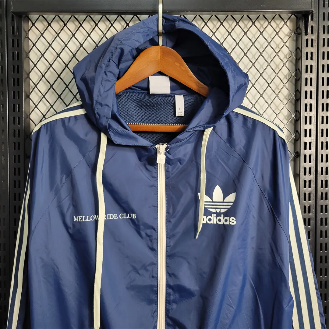 Windbreaker Adidas Blue 1