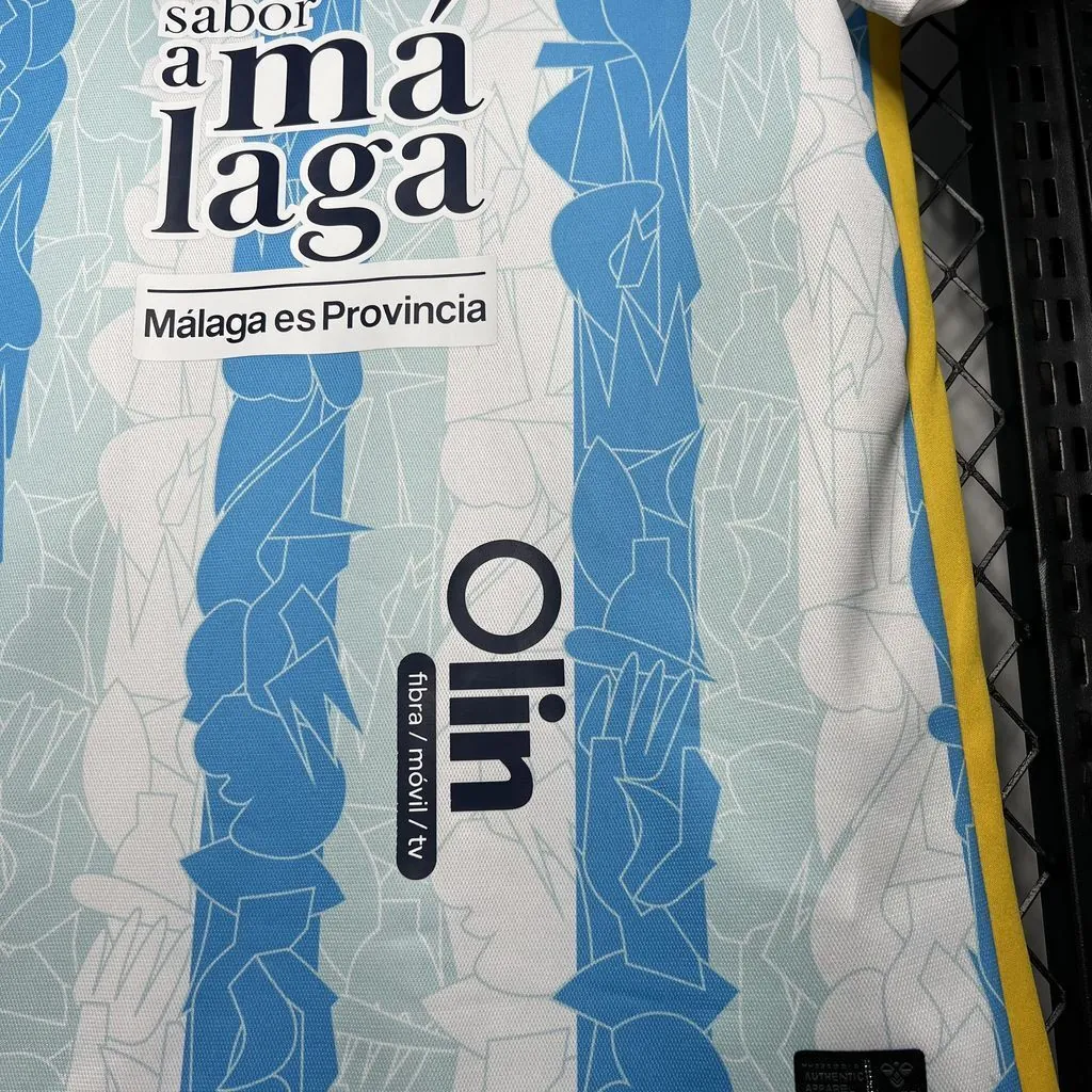 24-25 Malaga Home Kit Football Apparels Sport AAAAJersey Yupoo 2