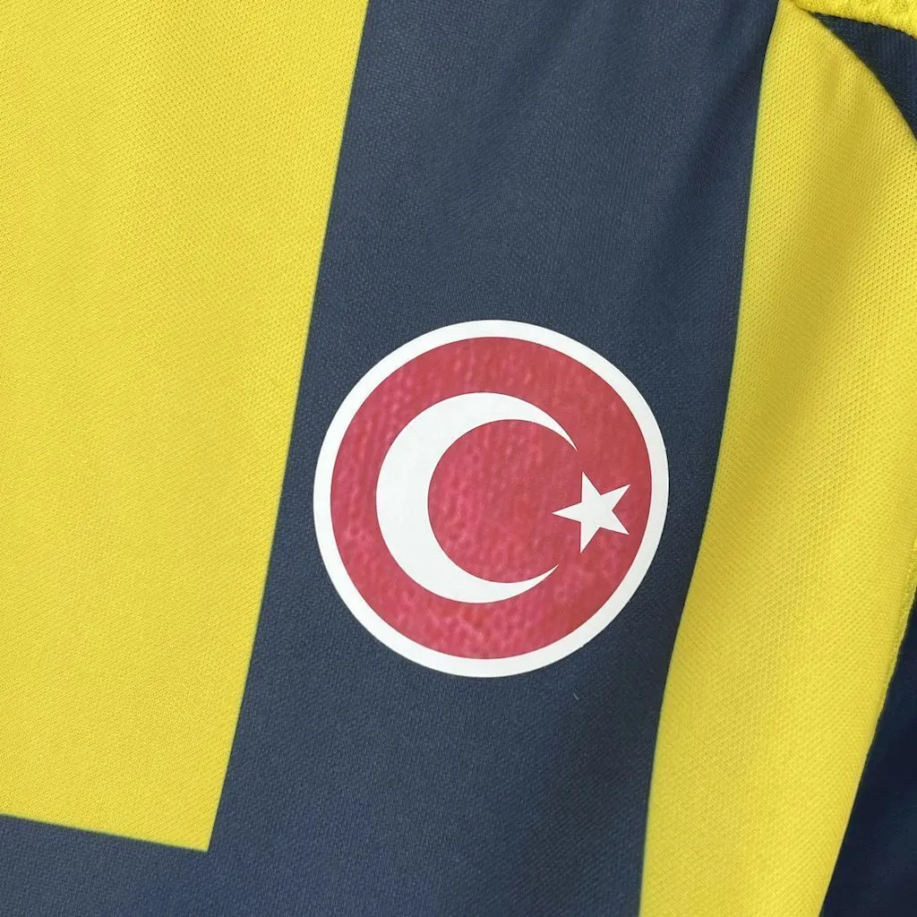 07-08 Fenerbahce Home Retro Kit Vintage Shirt AAAAJersey Dropship Yupoo 4