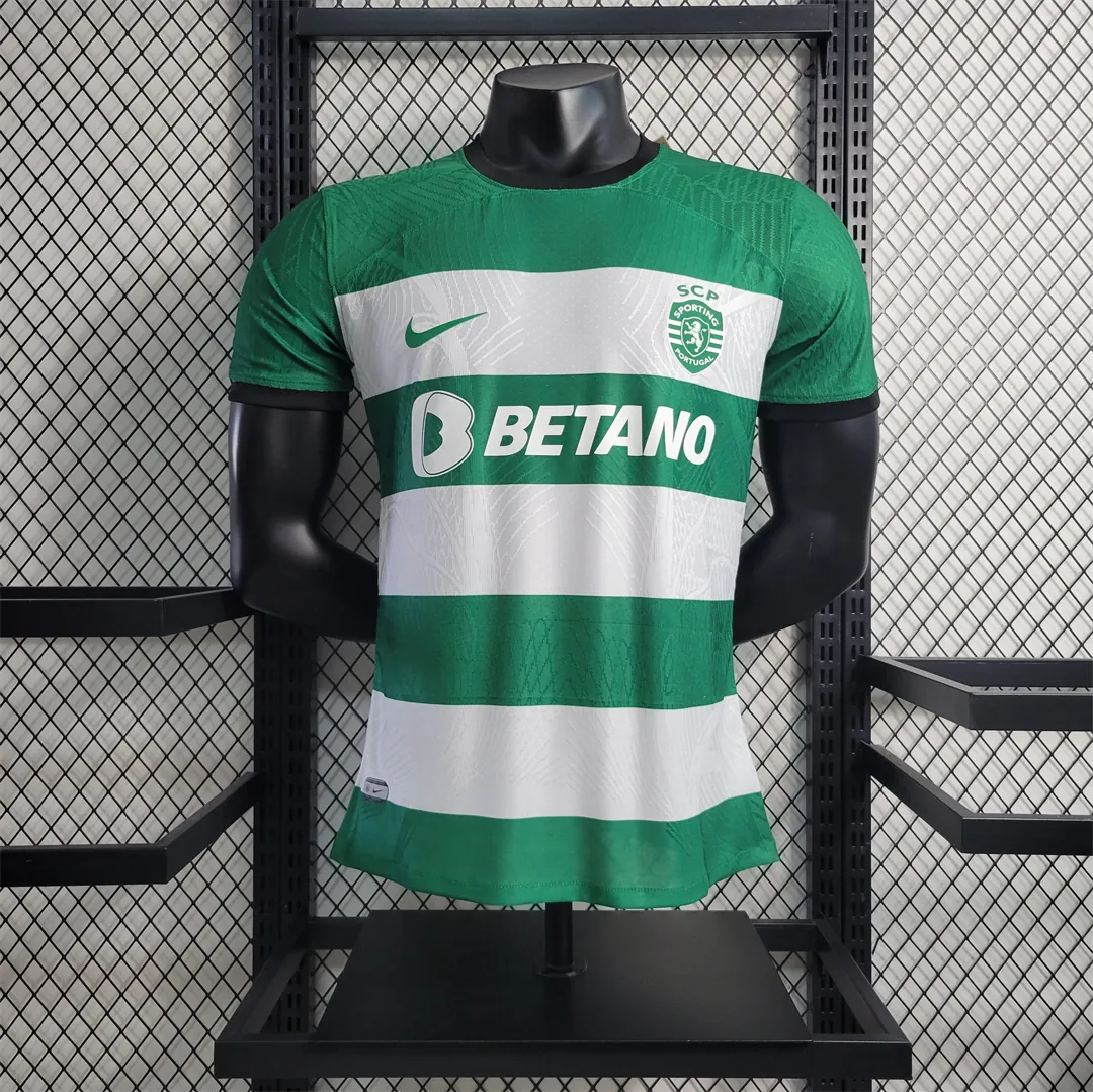 23-24 Sporting Lisbon Home Kit Player Version Shirt Football Jerseys Yupoo 9
