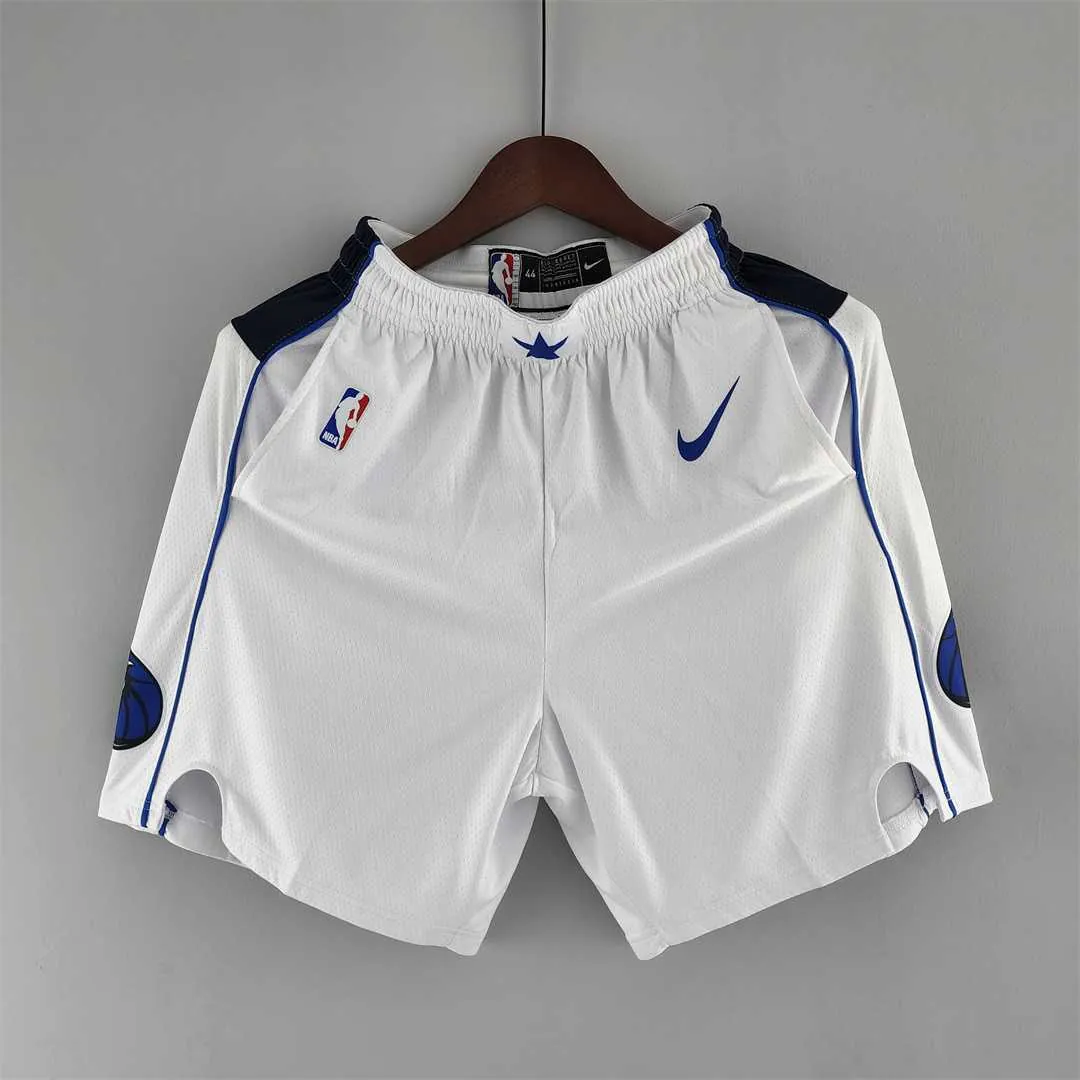 Dallas Mavericks NBA Shorts White 9