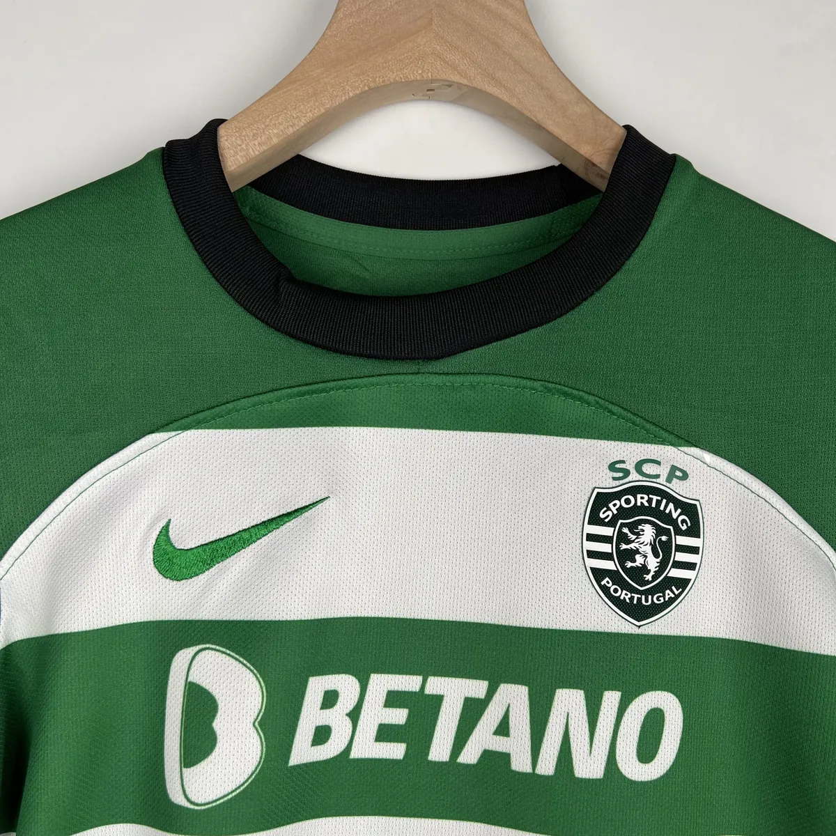 23-24 Sporting Lisbon Home Kids Kits Children Suits Football Jerseys Yupoo 6