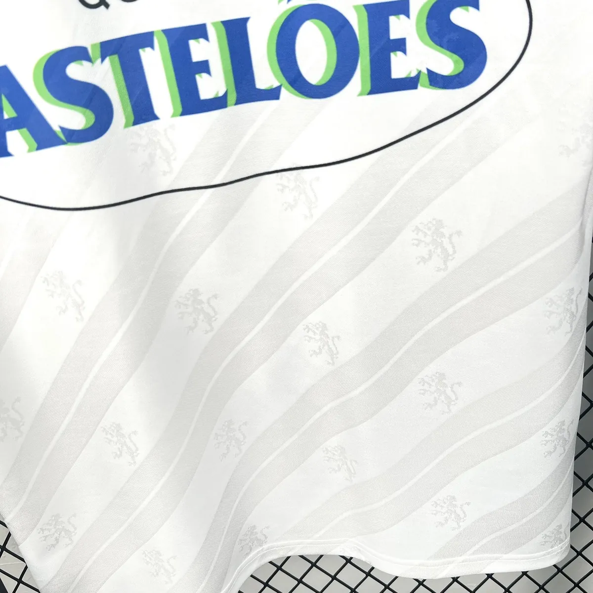 94-95 Sporting Home Football Retro Kit Vintage T-Shirt AAAAJersey Wholesale Yupoo 7 2