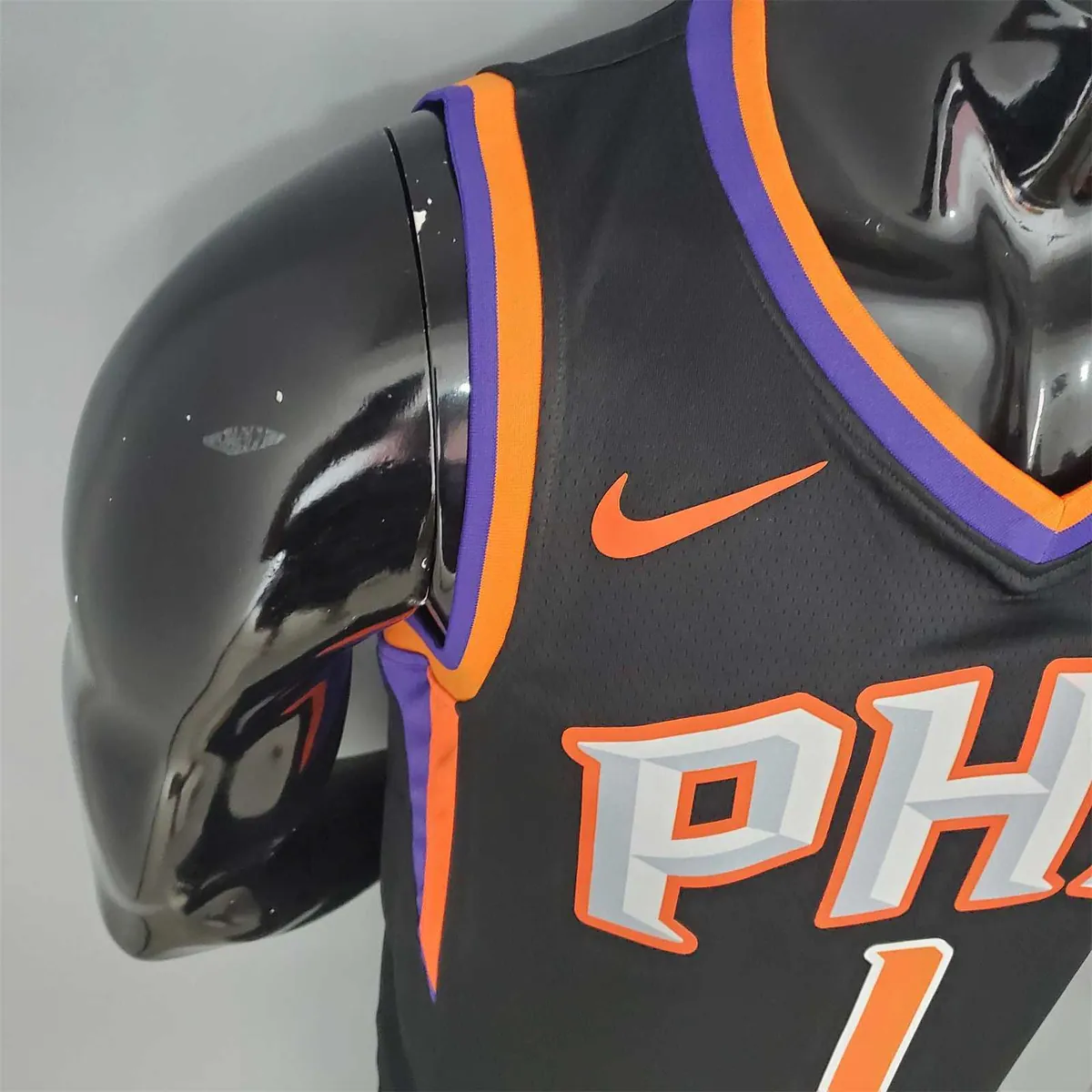 2021 BOOKER#1 Suns Black 6