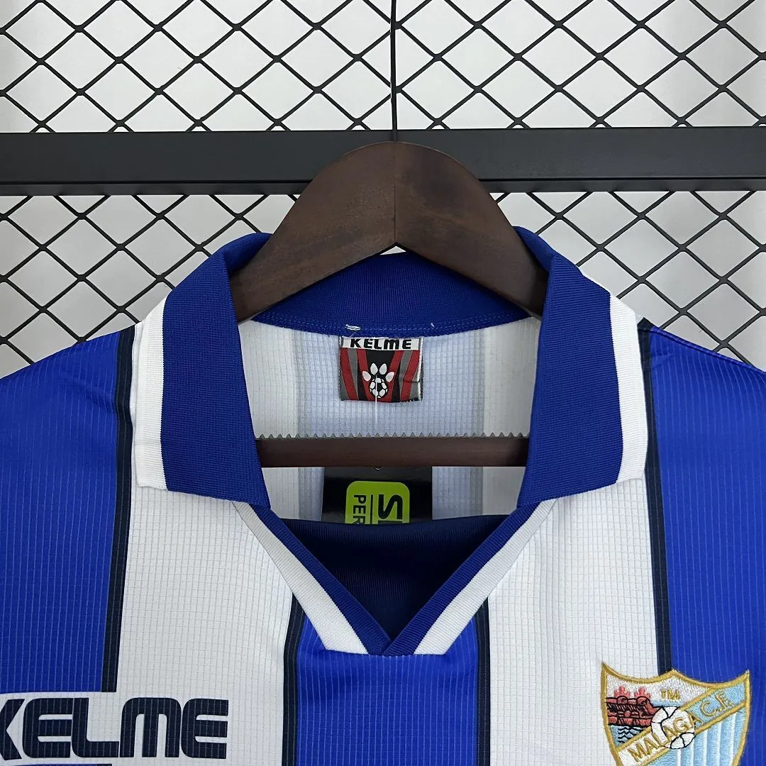 1998 Málaga CF Home Retro Kit Vintage Shirt AAAAJersey Dropship Yupoo 3