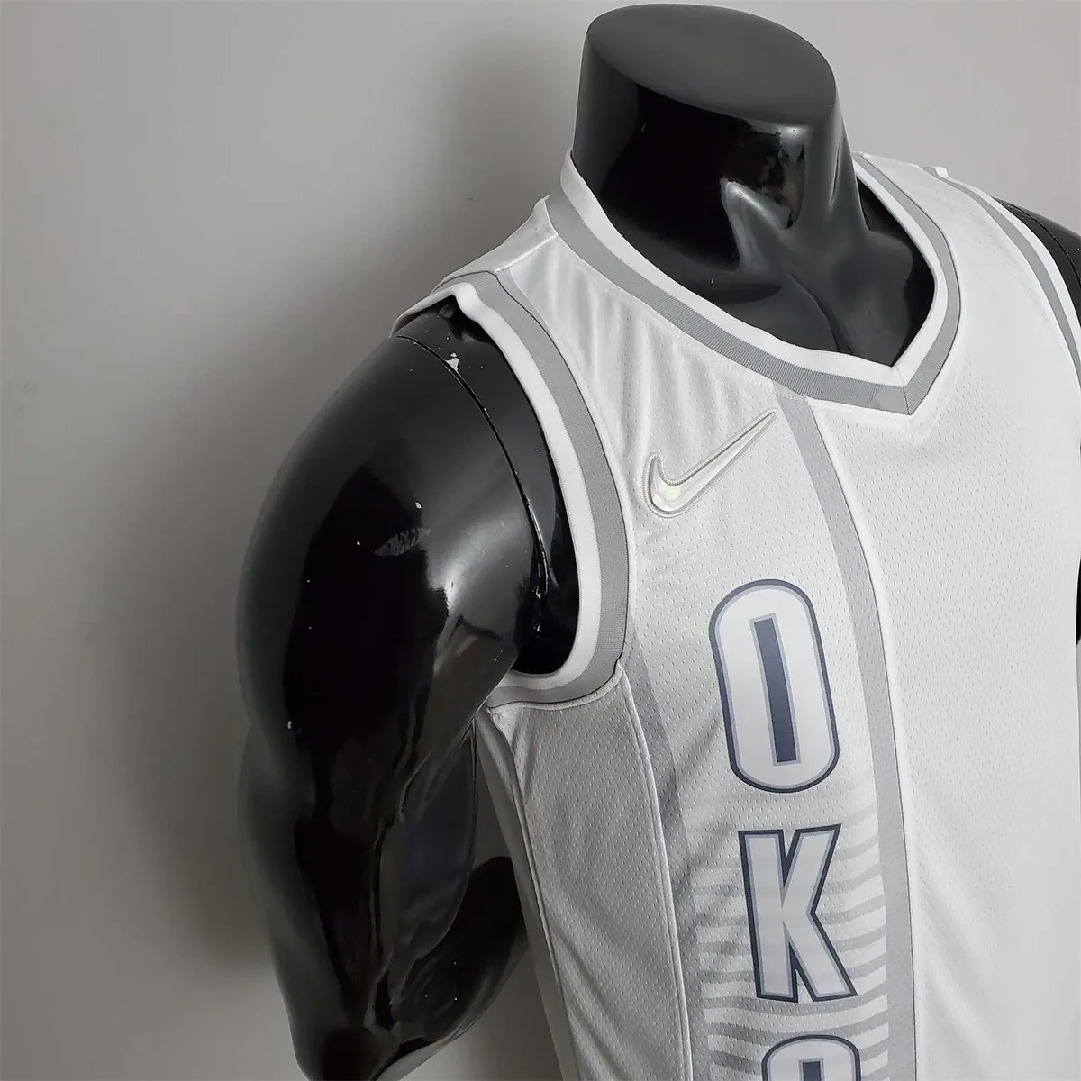 75th Anniversary 2202 Season Oklahoma City Thunder ANTHONY#7 City Edition White NBA Jersey 4