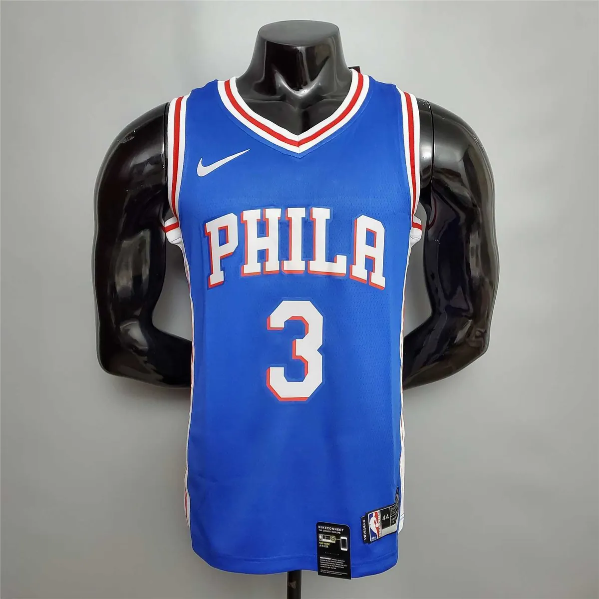 Iverson #3 Detroit Pistons blue 9