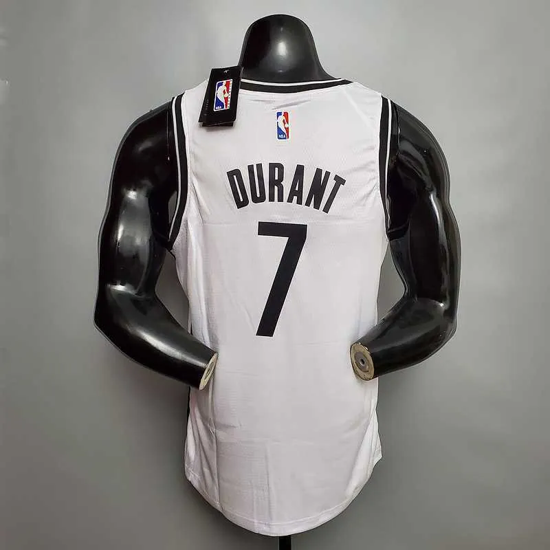 Durant #7 Brooklyn Nets white 5
