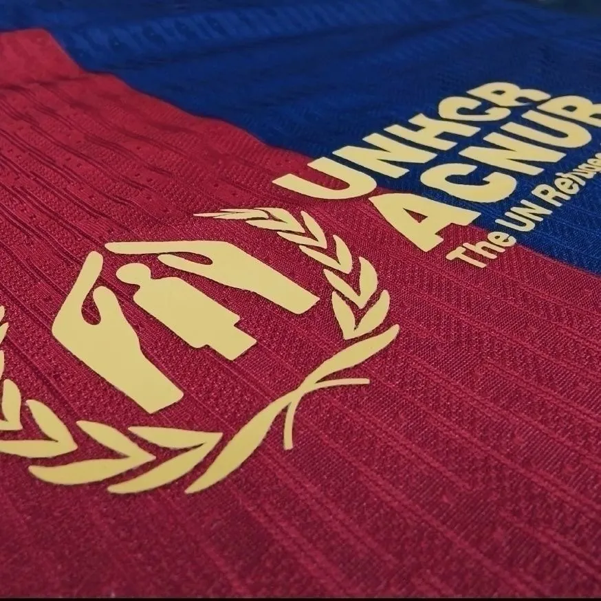 24-25 Barcelona x Travis Scott Home Kit Player Version Shirt AAAAJersey Yupoo 5