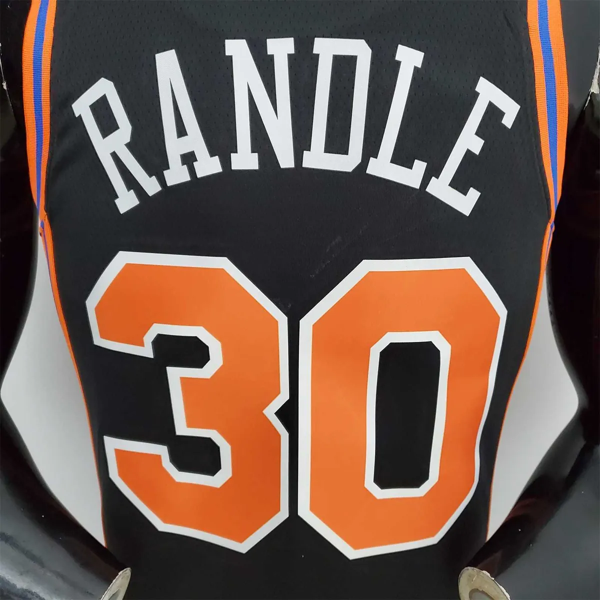 2022 Season Randle#30 Knicks Urban Edition Black NBA Jersey 9