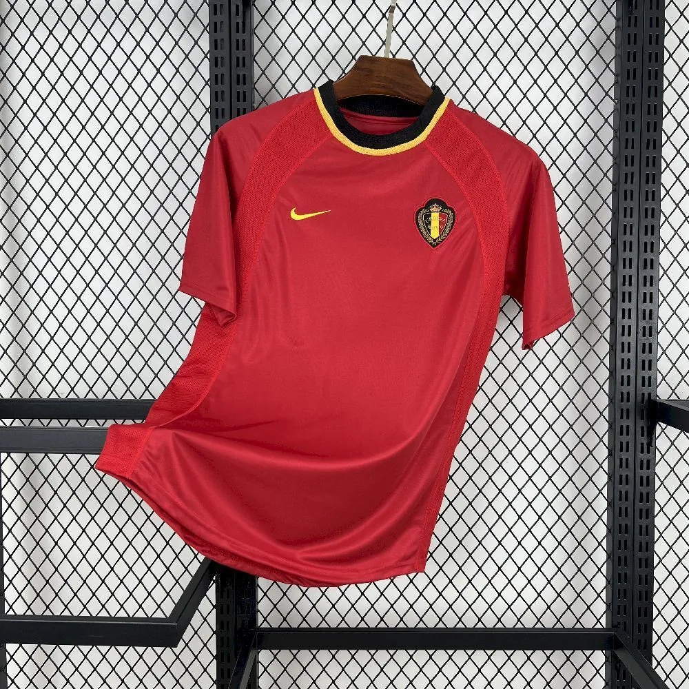2000 Belgium Home Retro Kit Vintage Shirt Sino AAAAJersey Supply Yupoo 5