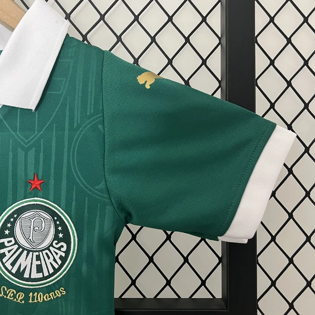 24-25 Palmeiras Home Kid Kits Children Sets Jersey Supplier Yupoo 8