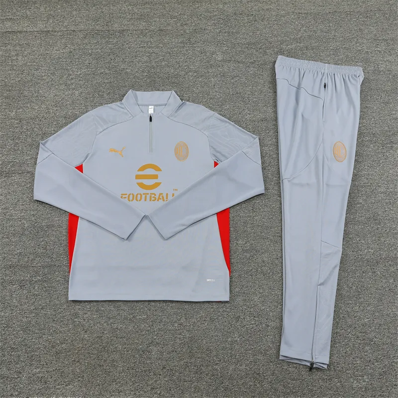 24-25 AC Milan Long Sleeve Training Suit Football Shirts 1