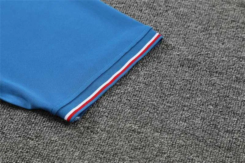 Atletico Madrid Polo sky blue with red and white 6