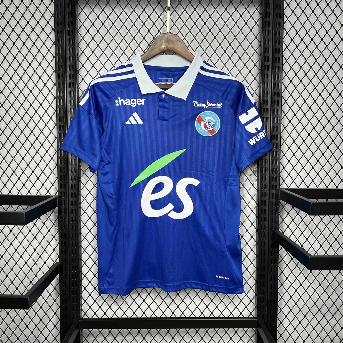 24-25 RC Strasbourg Home Kit Football Uniform AAAAJerseys Dropshipping Yupoo 6