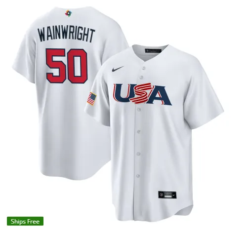 USA 2023 World Cup Baseball Jerseys 75
