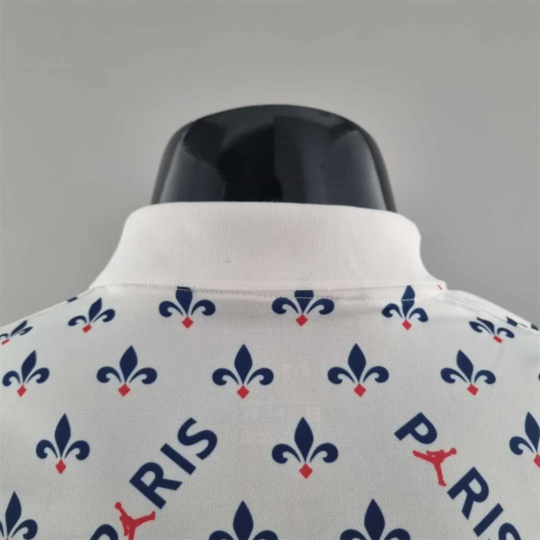 PSG Polo Jordan co branded white 7