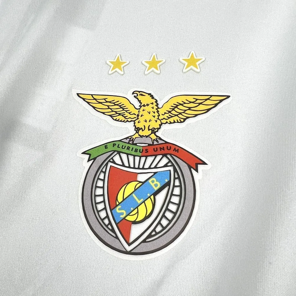 25-26 Benfica White Football Polo T-Shirt AAAAJersey Supply Yupoo 4
