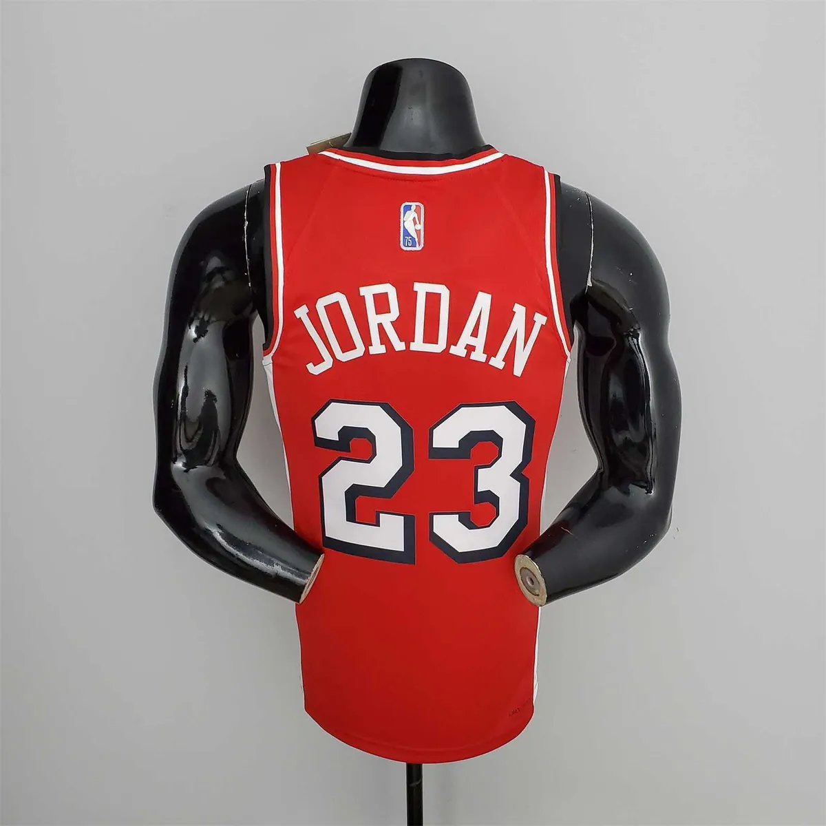 75th Anniversary 2022 Season Chicago Bulls JDRDAN#23 City Edition Red NBA Jersey 9