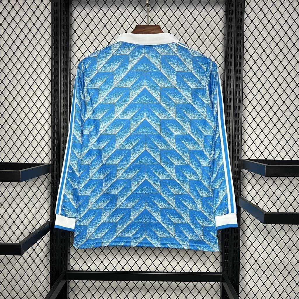 1988 East Germany Retro Long Sleeves Kit Vintage Shirt Sport AAAAJersey Yupoo 2
