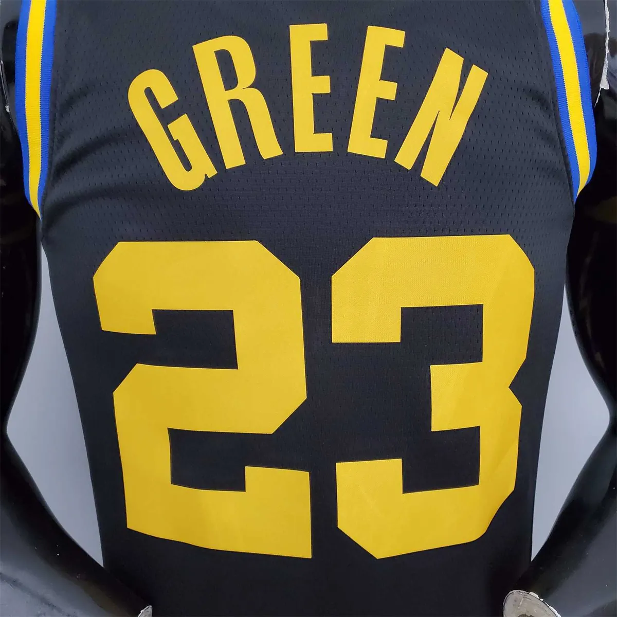 2022 75th Anniversary green#23 Warriors City Edition Black 2