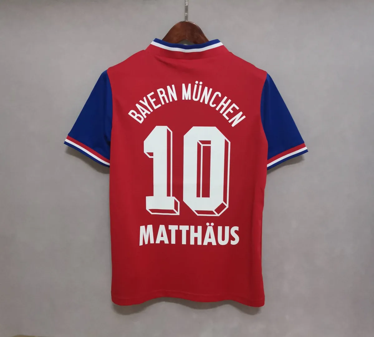 93-94 Bayern Munich home red blue 6