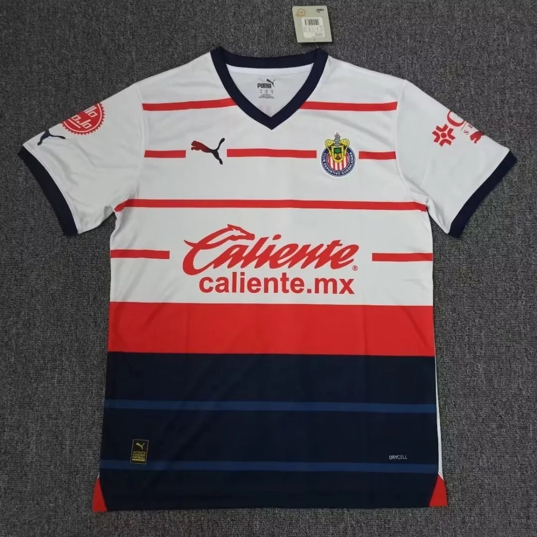 23-24 Chivas Guadalajara Away Kit White Cheap Jerseys Yupoo 4