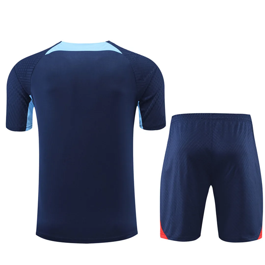 22-23 Barcelona training suit royal blue 3