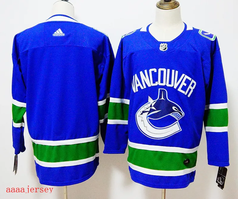Vancouver Canucks ice hockey jersey M-3XL 温哥华加人队冰球服 2