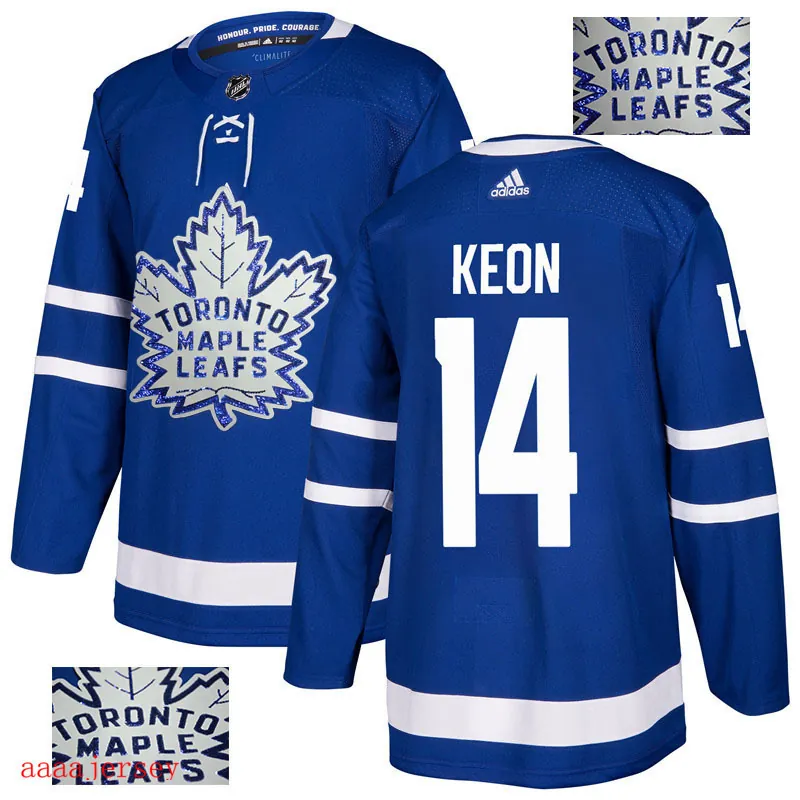 2018 Toronto Maple Leafs ice hockey jersey M-3XL 多伦多枫叶队时尚亮片款冰球服 31