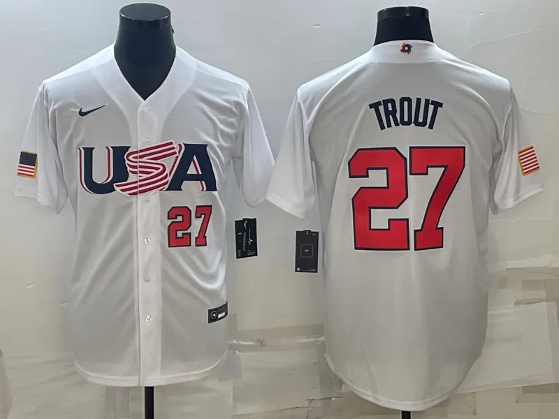 USA 2023 World Cup Baseball Jerseys 47
