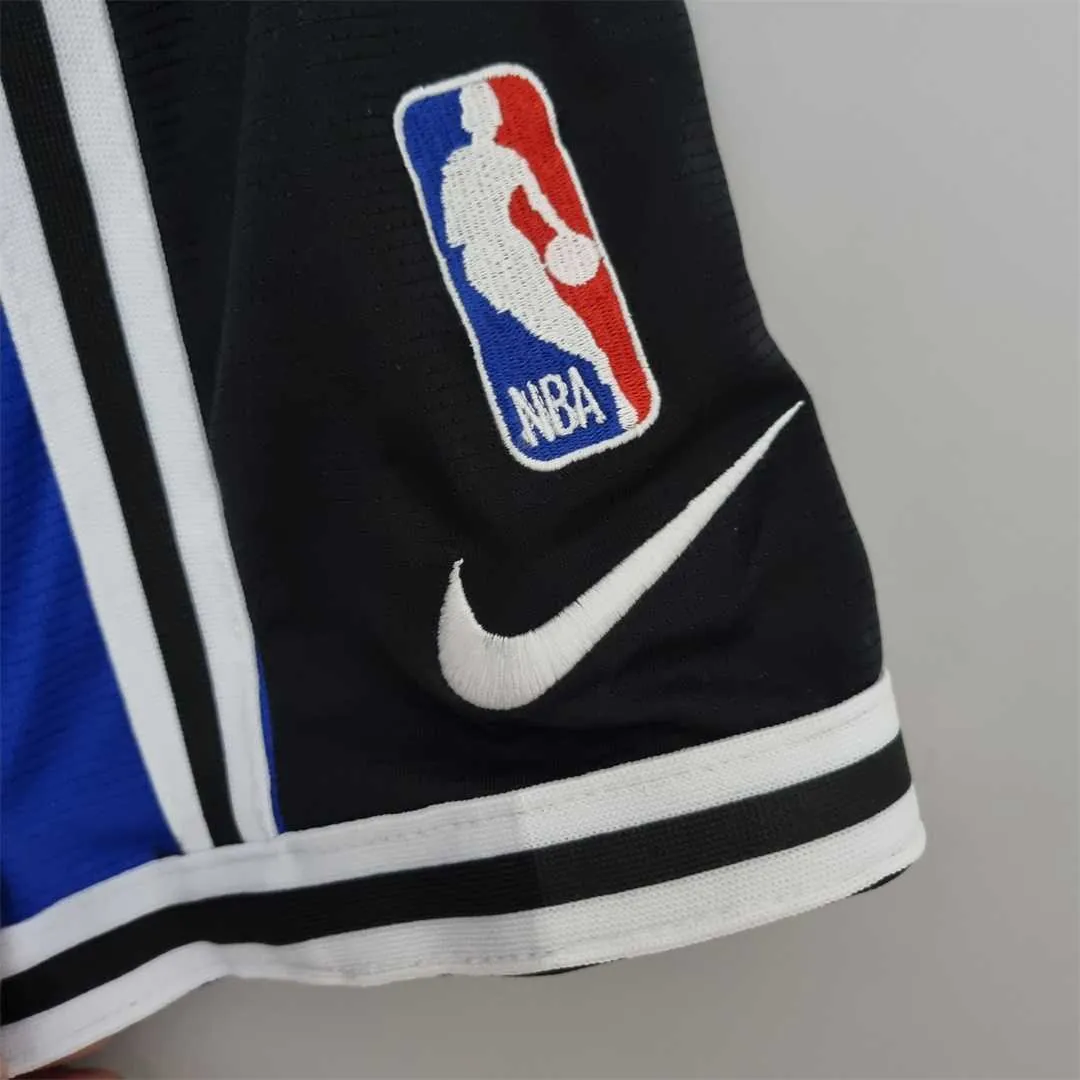 2022 Golden State Warriors NBA US Training Shorts Blue Black 2