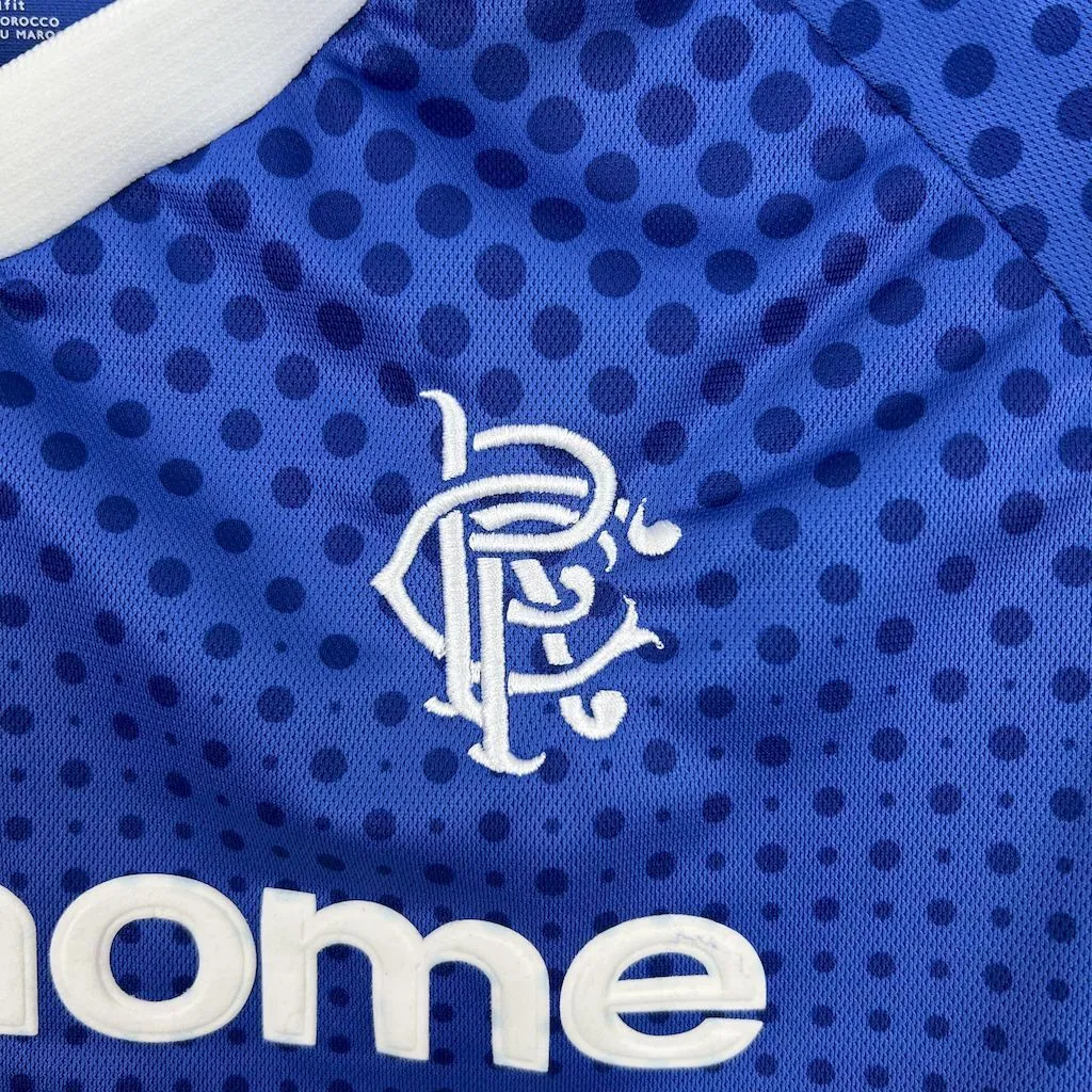 02-03 Rangers Home Retro Kit Vintage Shirt AAAAJersey Yupoo 2