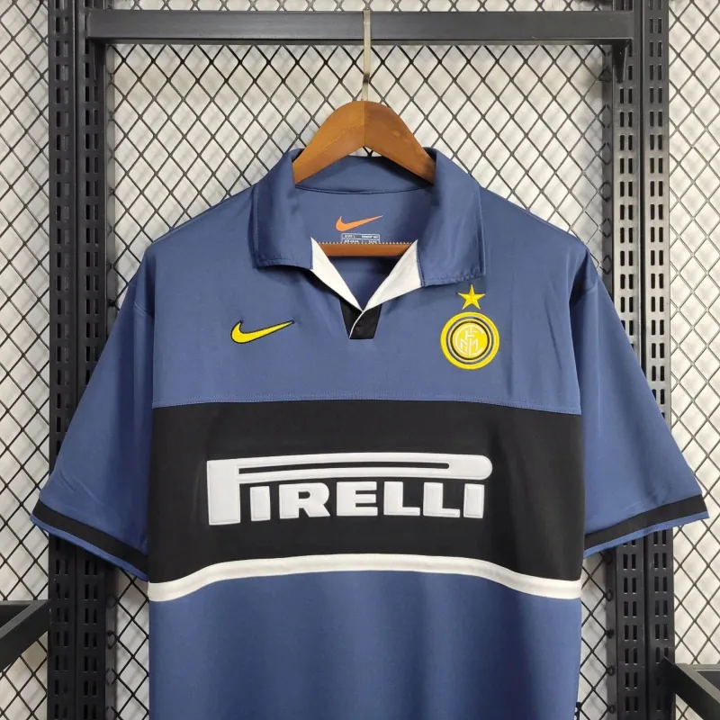 98-99 Inter Milan Third Retro Kit Vintage Shirt Football AAAAJersey Supplier 3