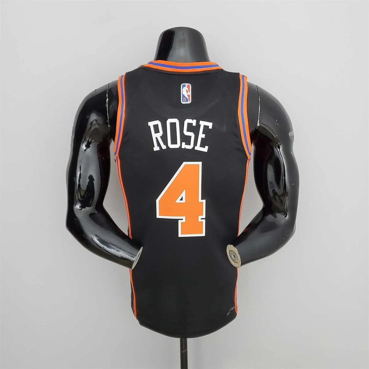 2022 Season Rose#4 Knicks Urban Edition Black NBA Jersey 4