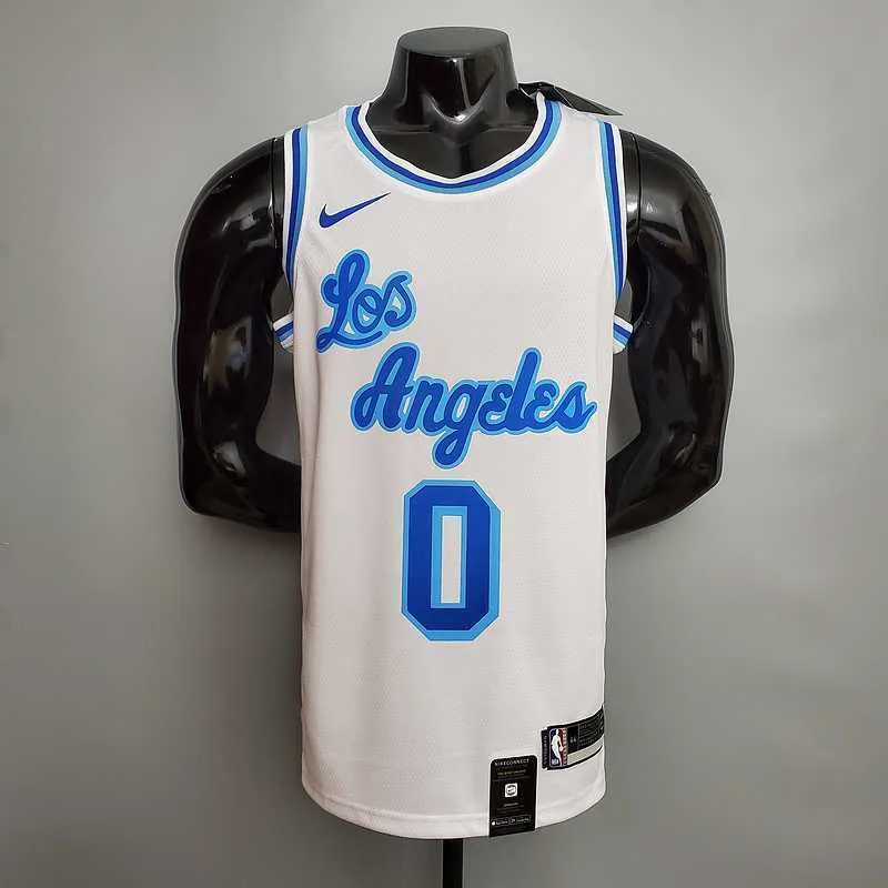 Retro night KUZMA #0 Lakers White 8